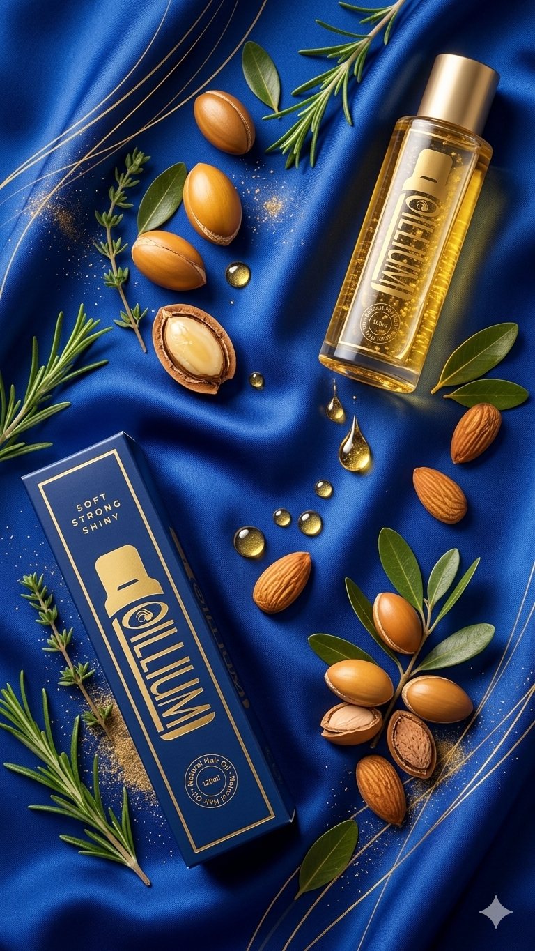Argan and almond ingredients